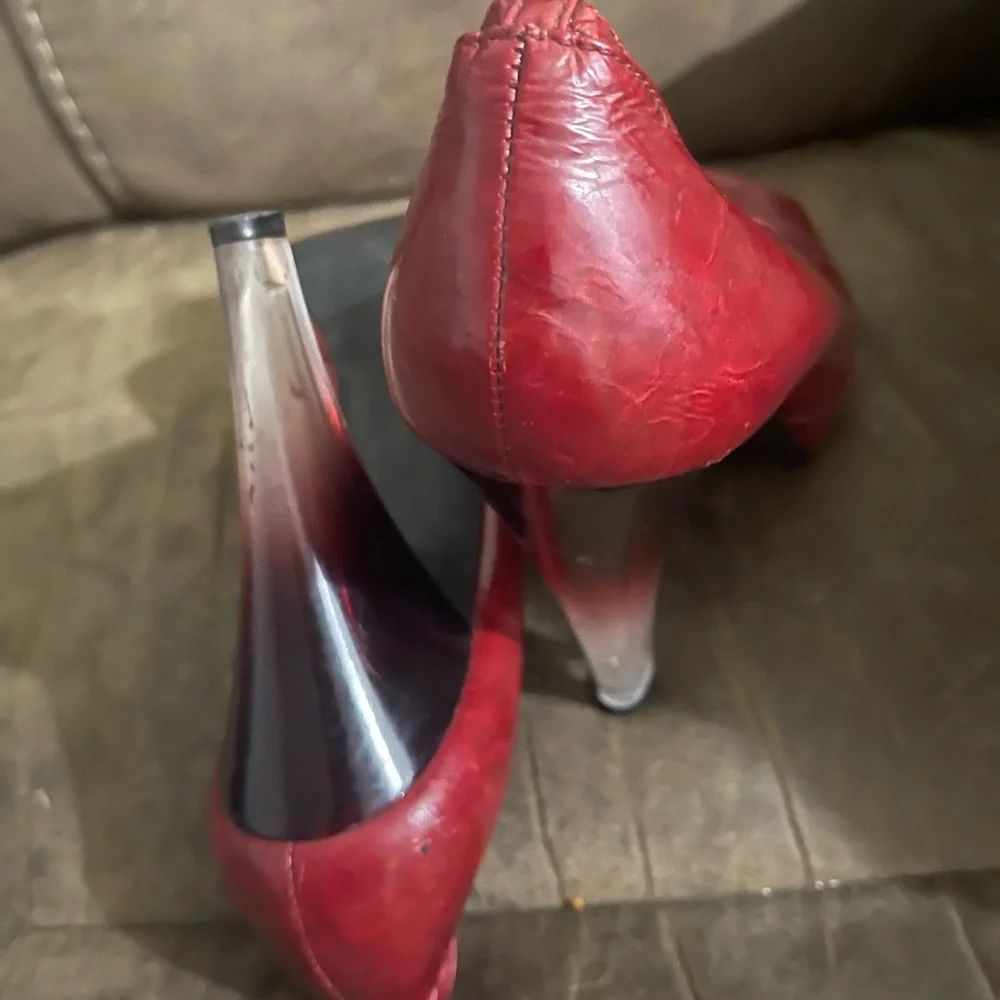 Unique bcc girls pumps with transparent heel - Picture 6 of 8